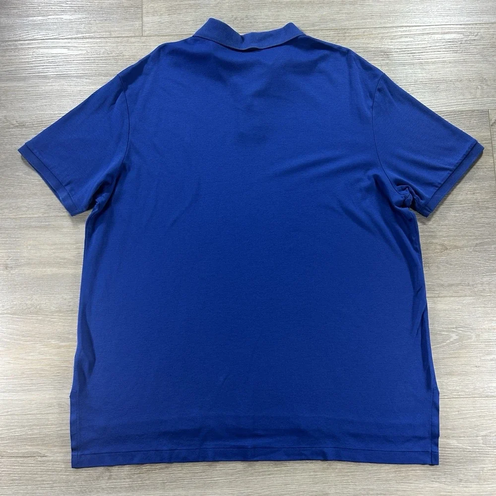 Polo Ralph Lauren Polo Shirt Mens XXL Blue Pima Soft Touch Cotton Classic Pony
